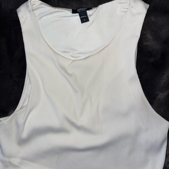 Small express body contour body suit white, gently used! - Picture 1 of 4